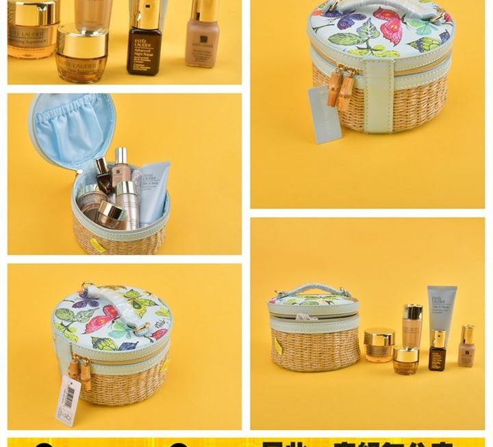 Estée Lauder 單肩圓形化妝袋套裝~$249