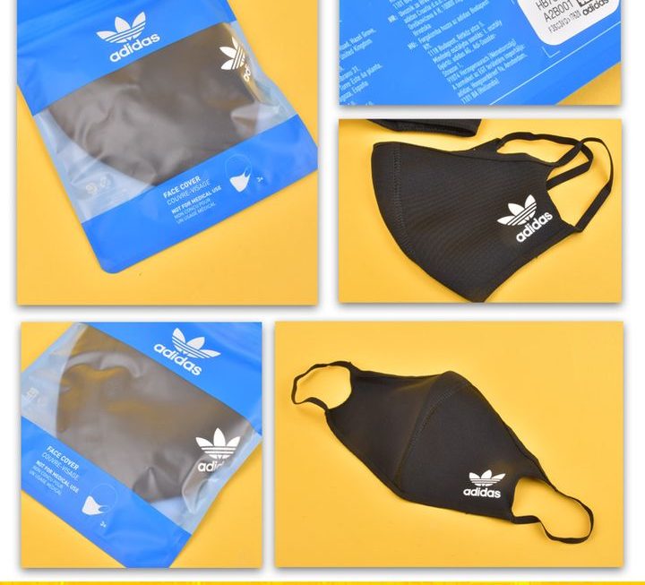 Adidas 運動布口罩~$10/包