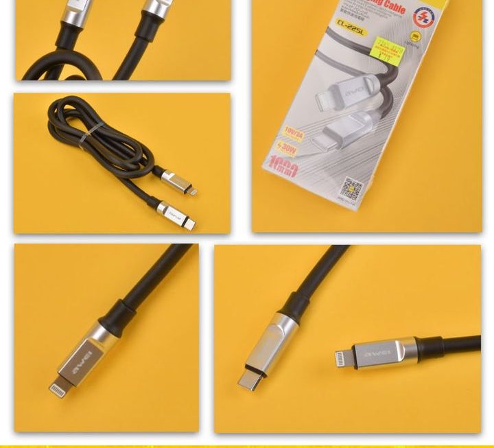 AWEI.CL-225L數據充電線~$19