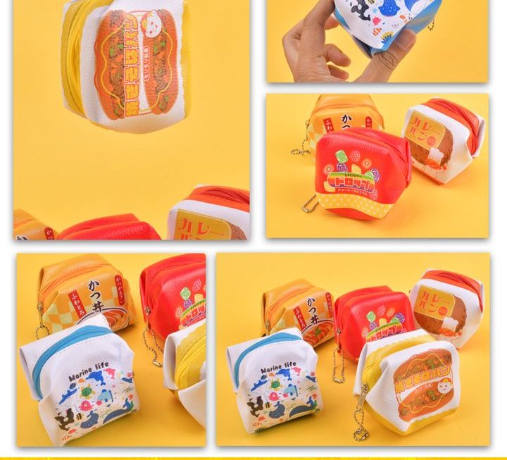 日系圖案拉鍊散子包 ~$3/個