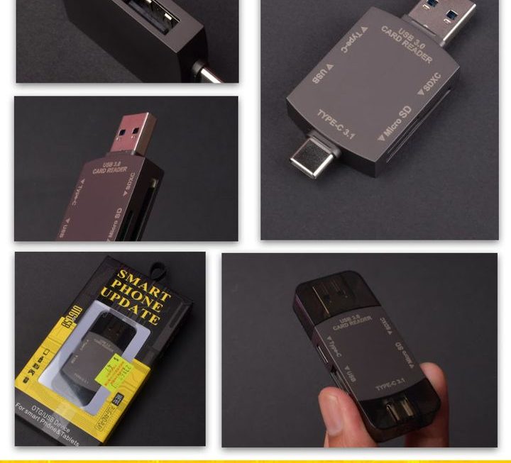 OTG/USB讀卡器~$49
