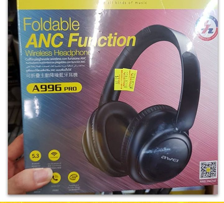 Awei.A996 pro降噪藍牙耳筒 ~$139