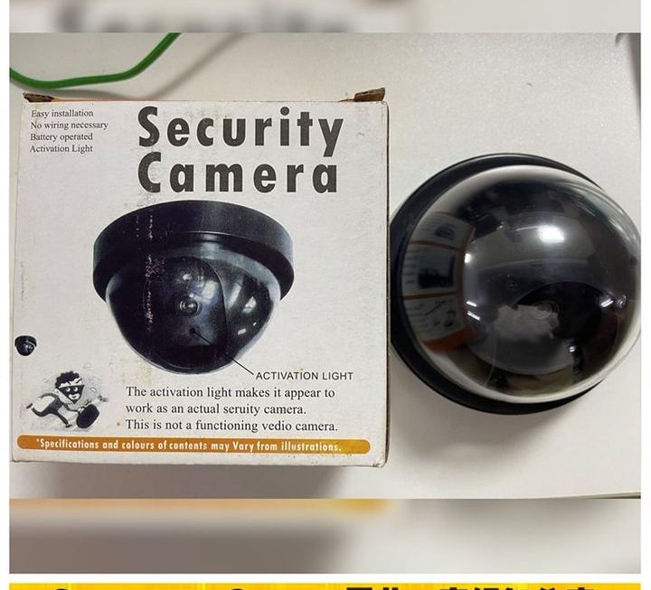 security camera假CCTV鏡頭仔~$9
