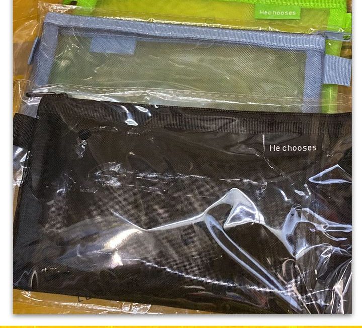 hechooses半透明拉鍊散子袋~$3/款
