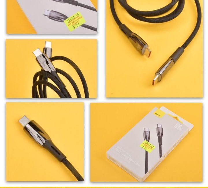 Baseus數據充電線~$35