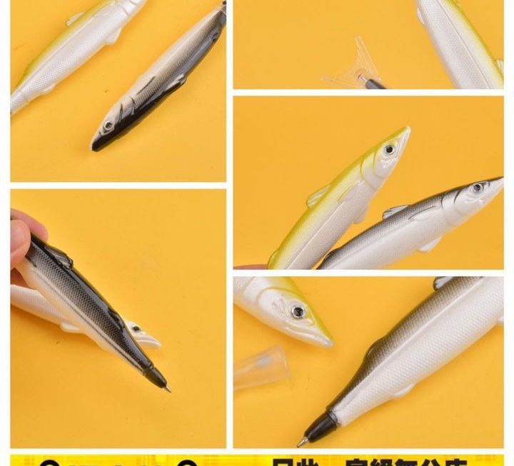 多舊魚原子筆~$3
