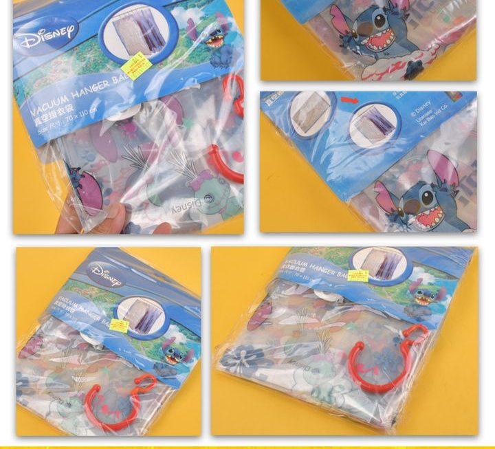 Disney主題抽真空掛衫袋~$10