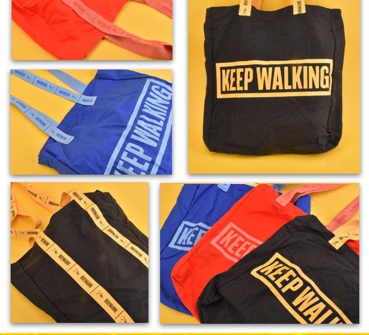 KEEP WALKING靚靚手提袋~$9
