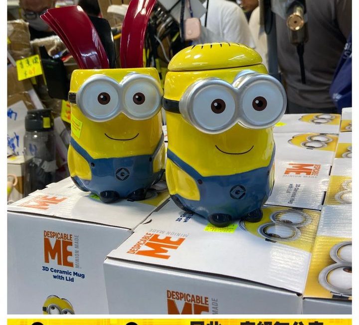 Minions立體造型水杯~$9