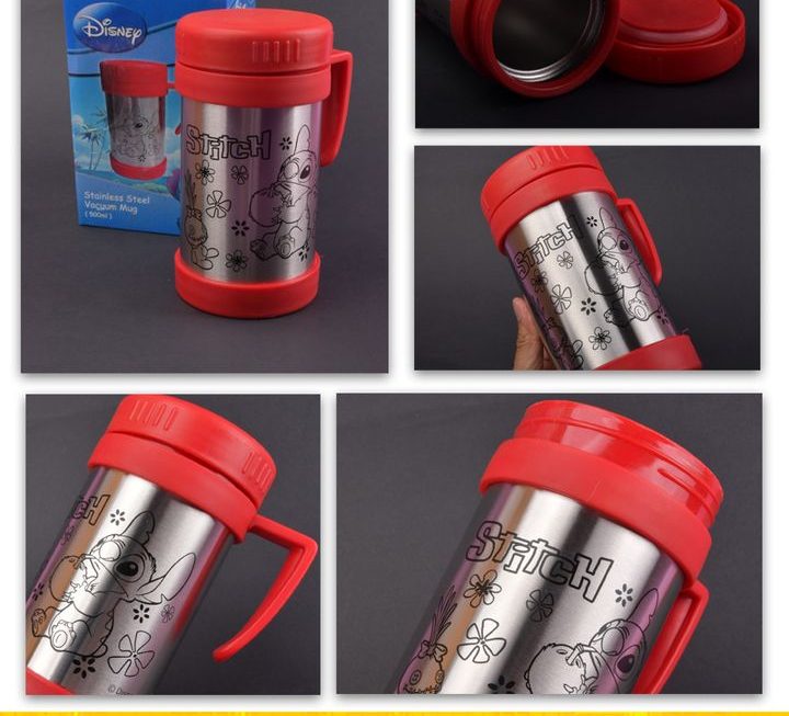 Disney史迪仔保溫水杯~$29