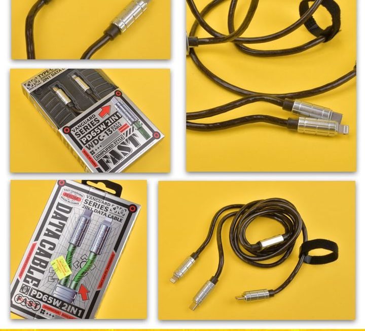 Wekome.WDC-13 二合一數據充電線~$35