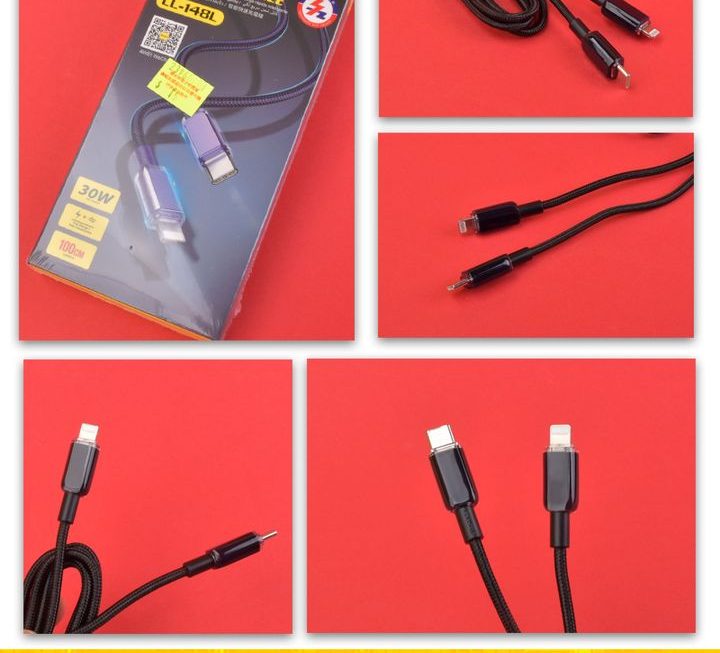 awei CL-148L數據充電線~$19