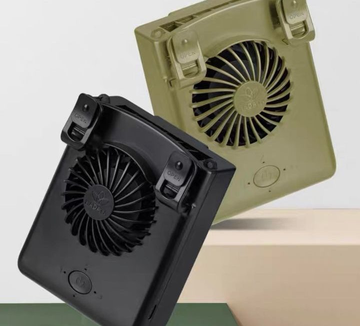 HADATA F6 二合一掛腰掛頸風扇～$109