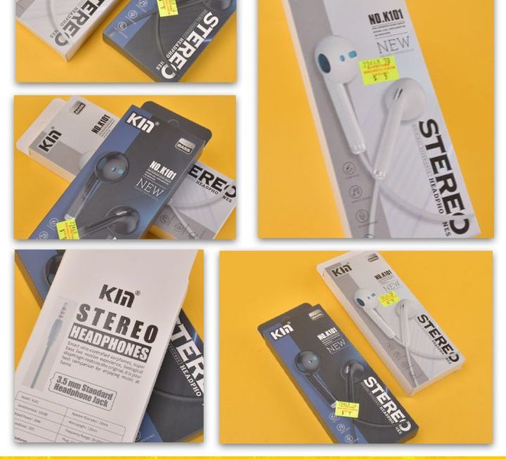 STEREO.K101靚聲有線耳機~$9