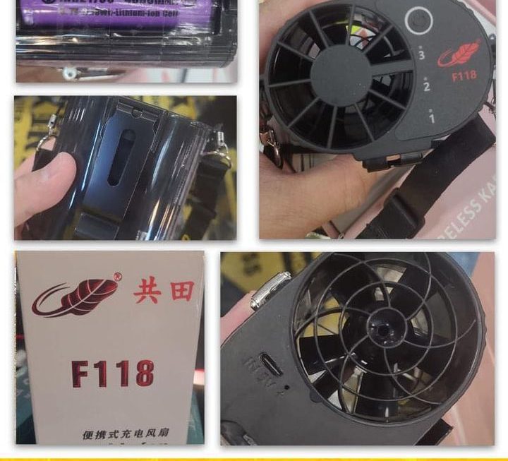 F118掛頸掛腰風扇 ~$109
