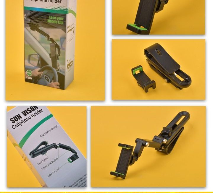 SUN VISOR吸盤式汽車手機支架~$15