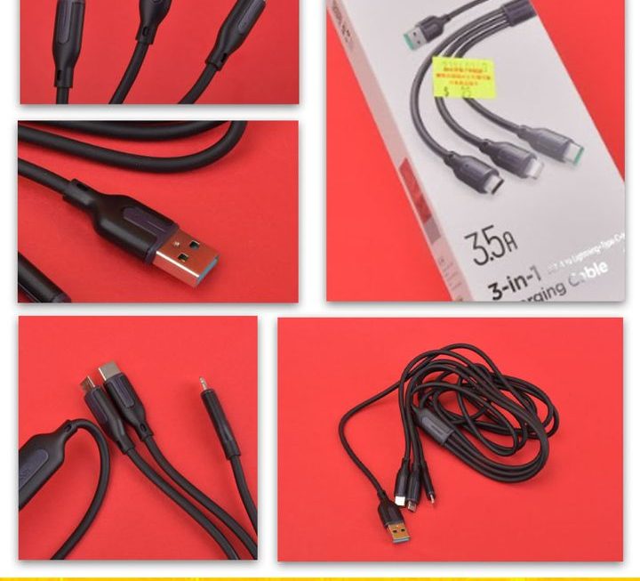 Joyroom.A15三合一數據充電線~$25