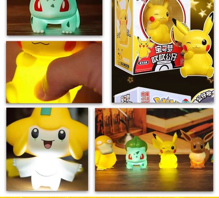 pokemon主題發光公仔~$39/款