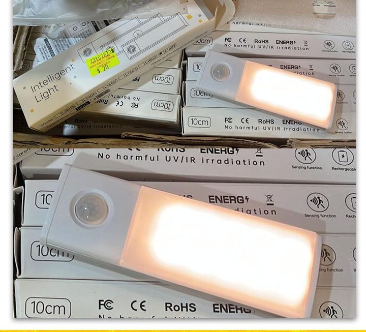 磁吸充電感應燈~$20