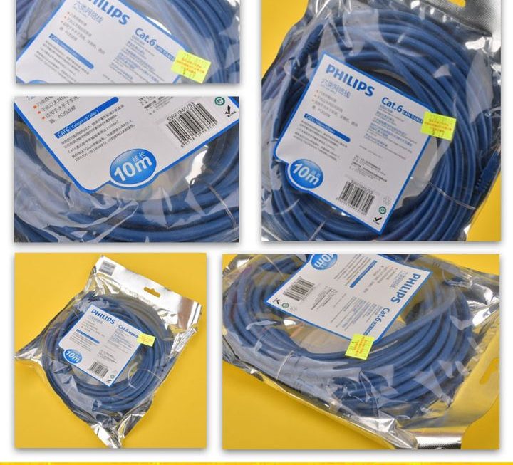 PHILIPS cat6網絡線~$19