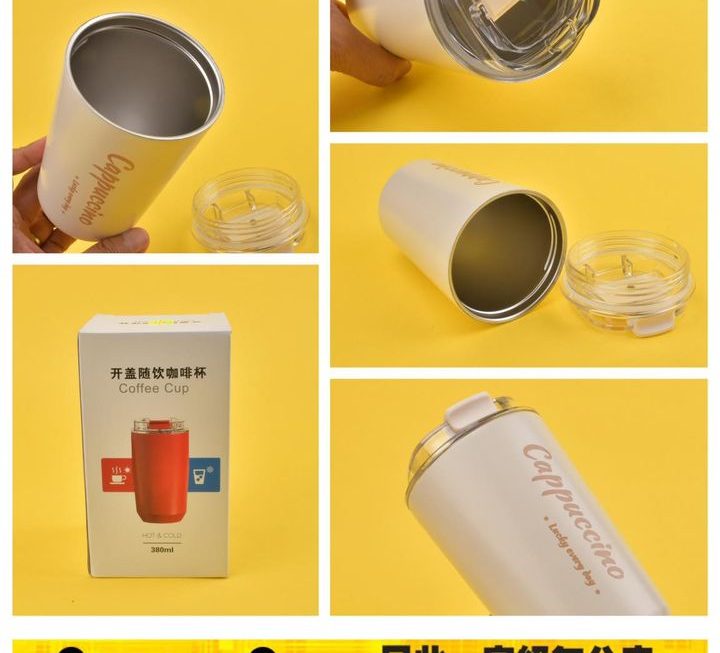 不銹鋼雙層保溫杯~$35/杯