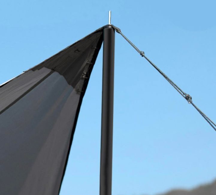 露營帳幕天幕杆2支～$59