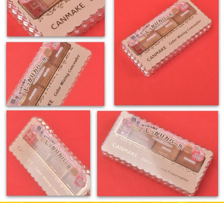 CANMAKE 井田三色遮瑕膏~$15