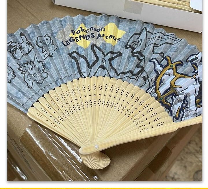Pokemon主題紙扇~$1/個