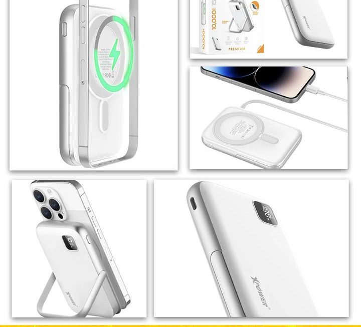 XPower M10F 支架式磁吸無線快速充電器