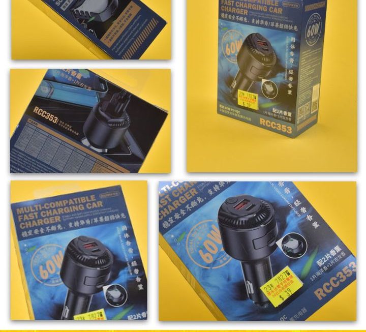 Remax.RCC353汽車充電器~$39