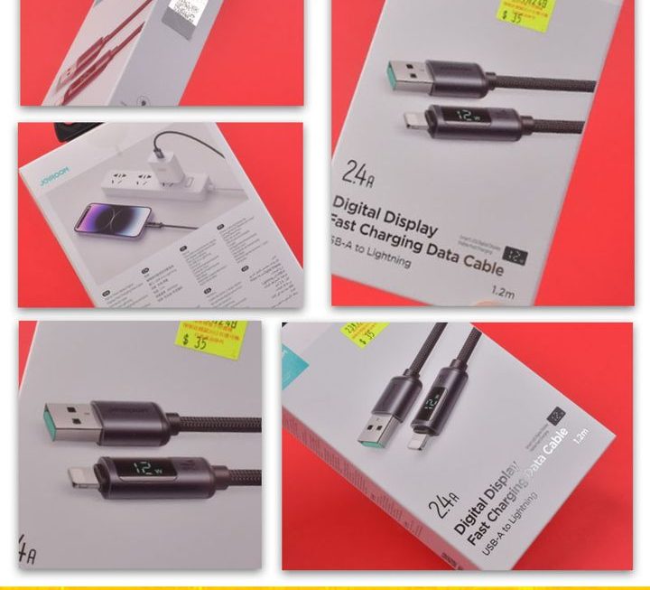 Joyroom.USB to Lightning數據充電線~$35