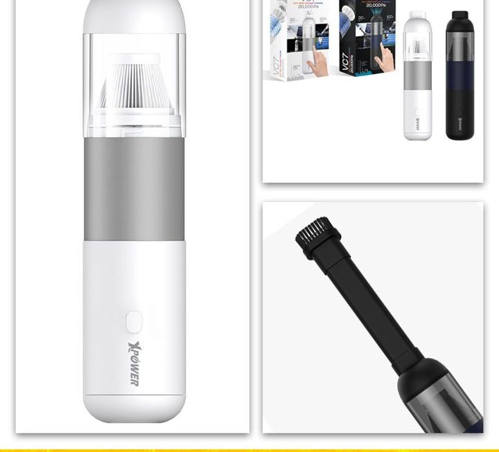 XPower.VC7 2合1迷你無線充電吸塵機~密碼:II