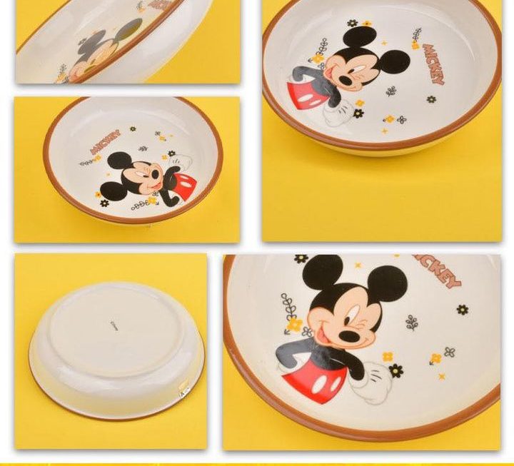 Disney米奇圖案餐碟~$15