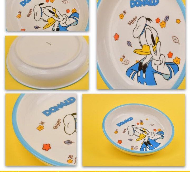 Disney唐老鴨圖案餐碟~$15