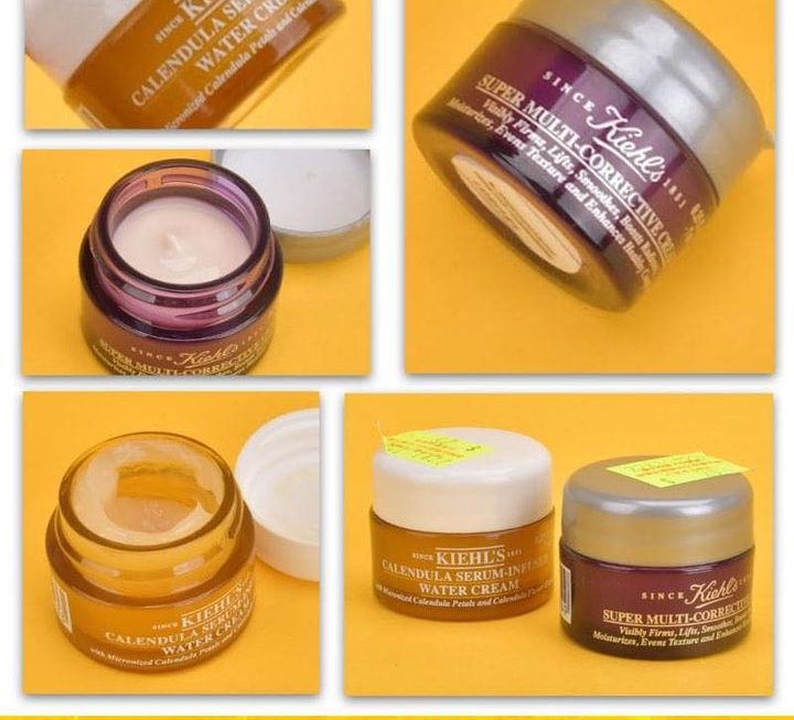1) Kiehl’s金盞花修復精華面霜~$25 (黃色)