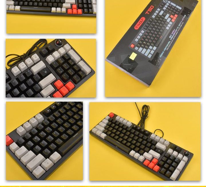 T-WOLF.T50有線發光鍵盤~$129