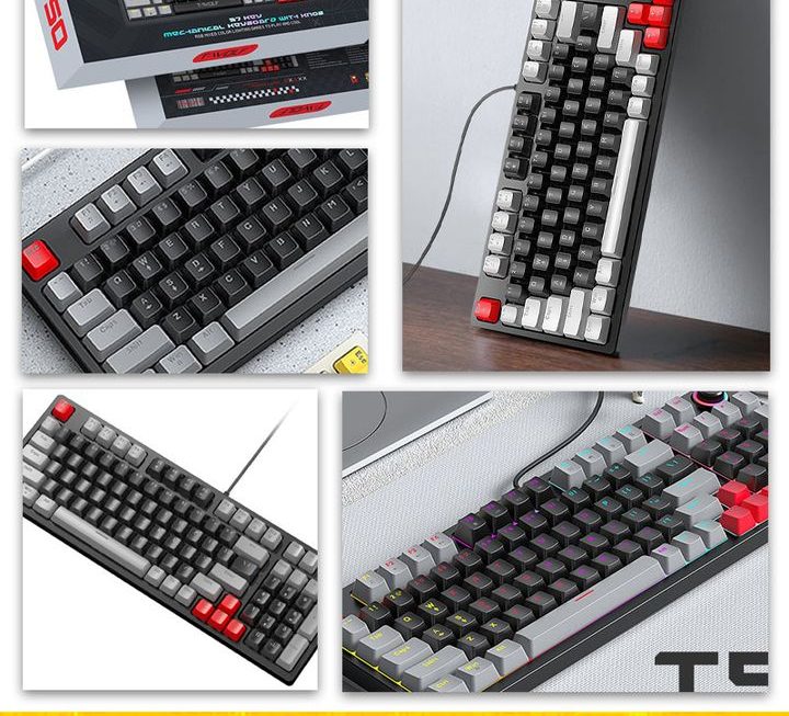 T-WOLF.T50有線發光鍵盤~$129