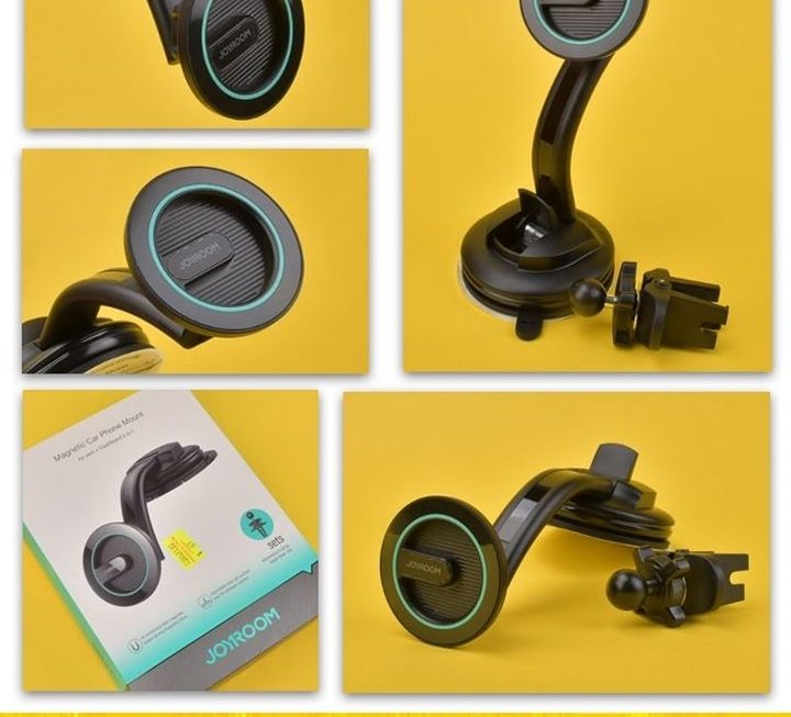 Joyroom吸盤式汽車手機支架 ~$69