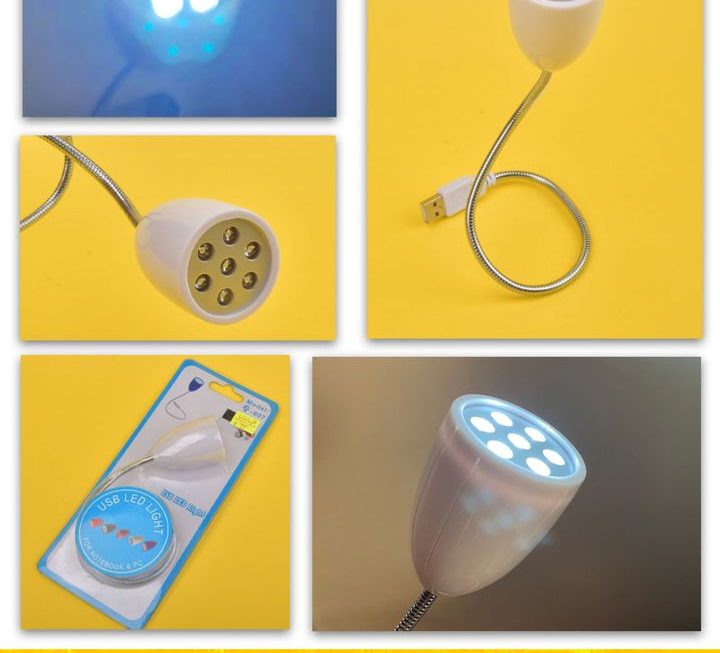 可彎曲式USB LED燈~$15