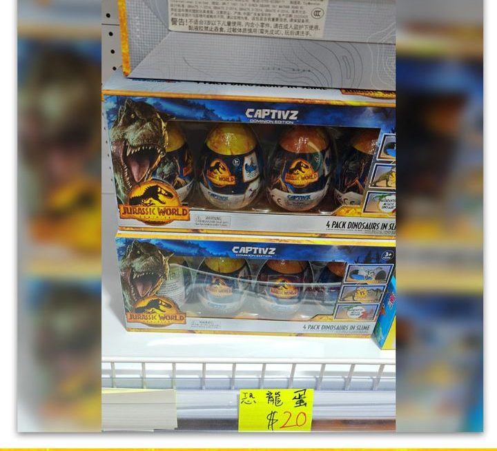 CAPTIVZ恐龍蛋~$20