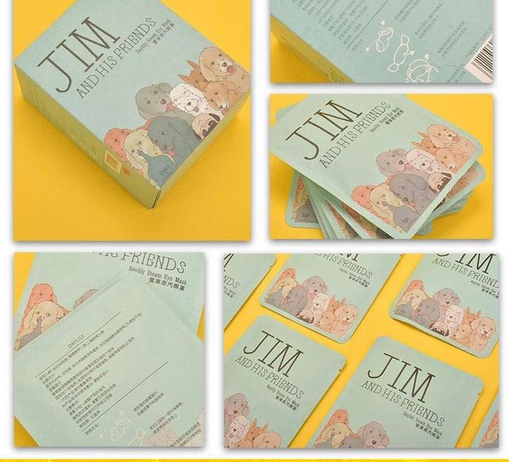 JIM His Friends蒸汽眼膜~$15
