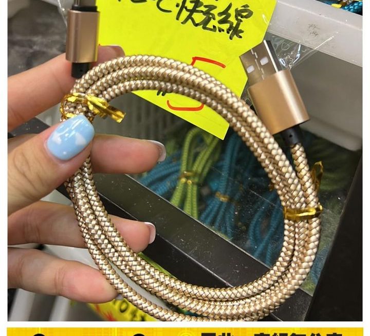 USB Type C 快充線~$5