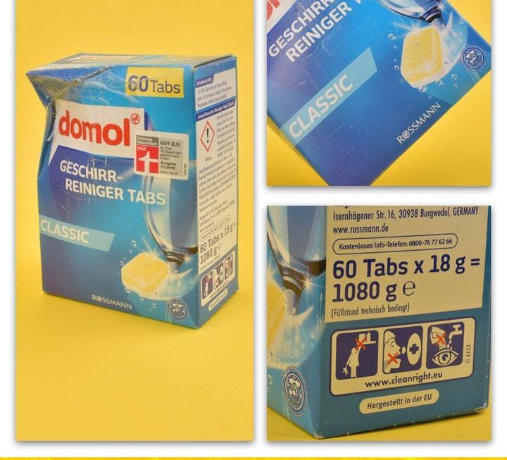 domol 洗碗機清潔片 ~$5/ 盒