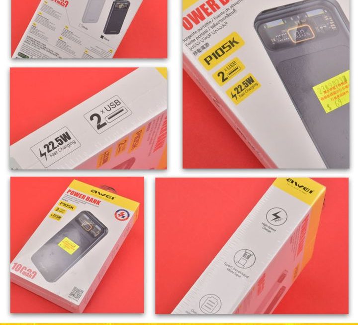 awei.P105K流動充電器 ~$69
