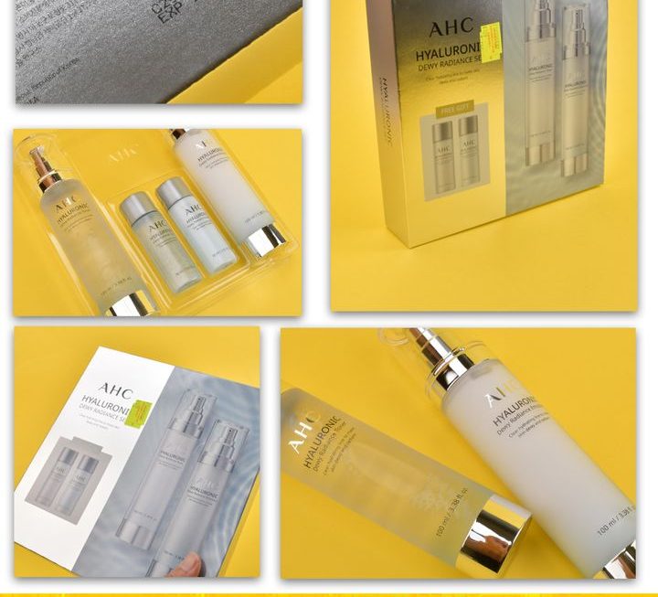 AHC 透明質酸補濕水乳套裝 ~$129