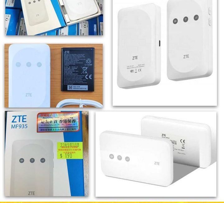 ZTE MF935 隨身WiFi  ~$ 190