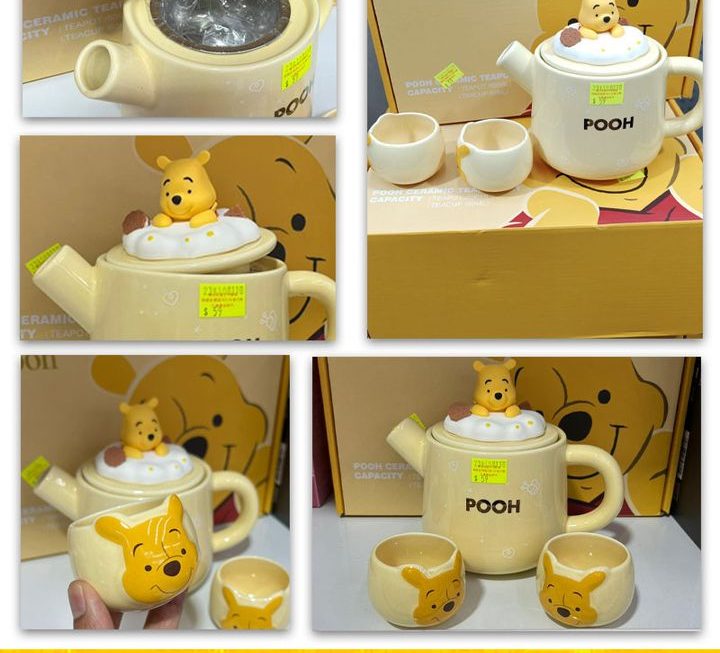 winnie the pooh茶壺套裝~$59