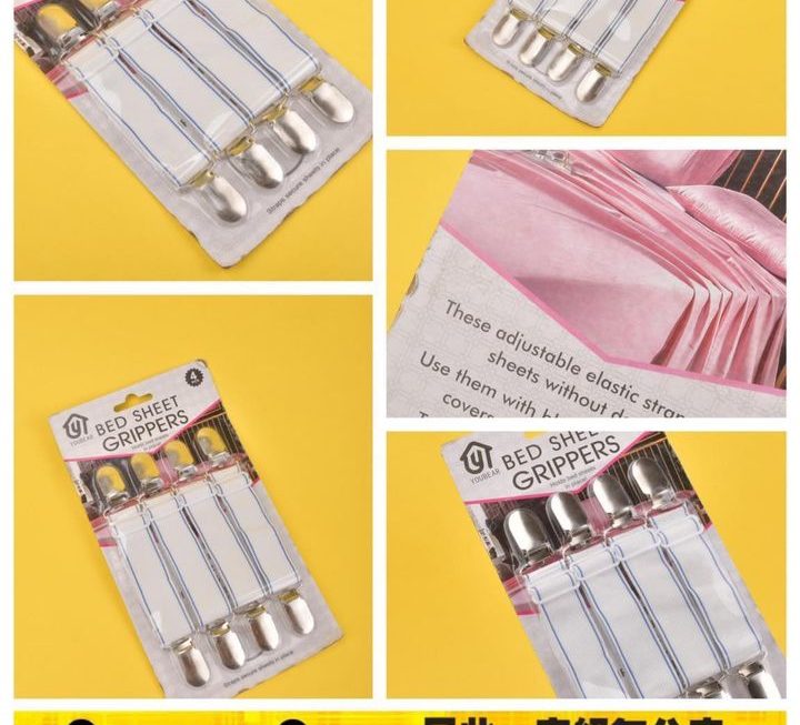 BED SHEET Grippers 床單彈力扣~$9