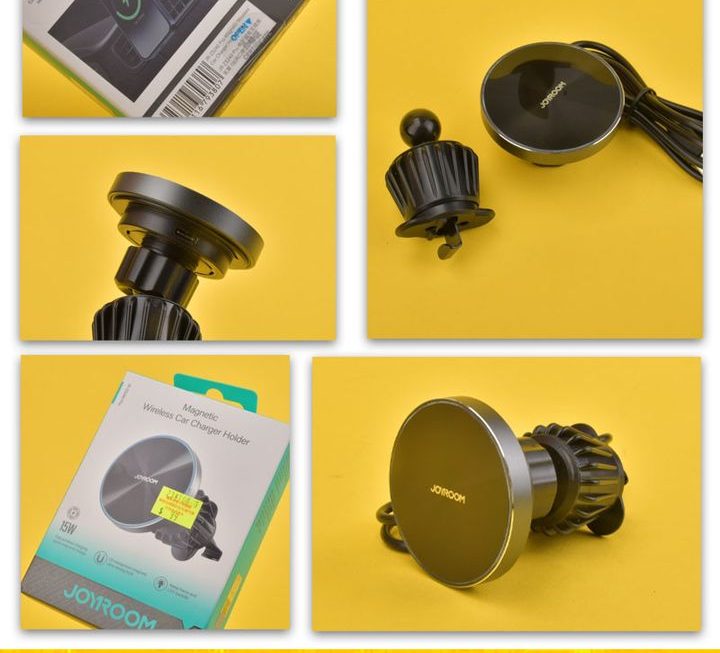 Joyroom磁吸式汽車支架連無線充電~$99