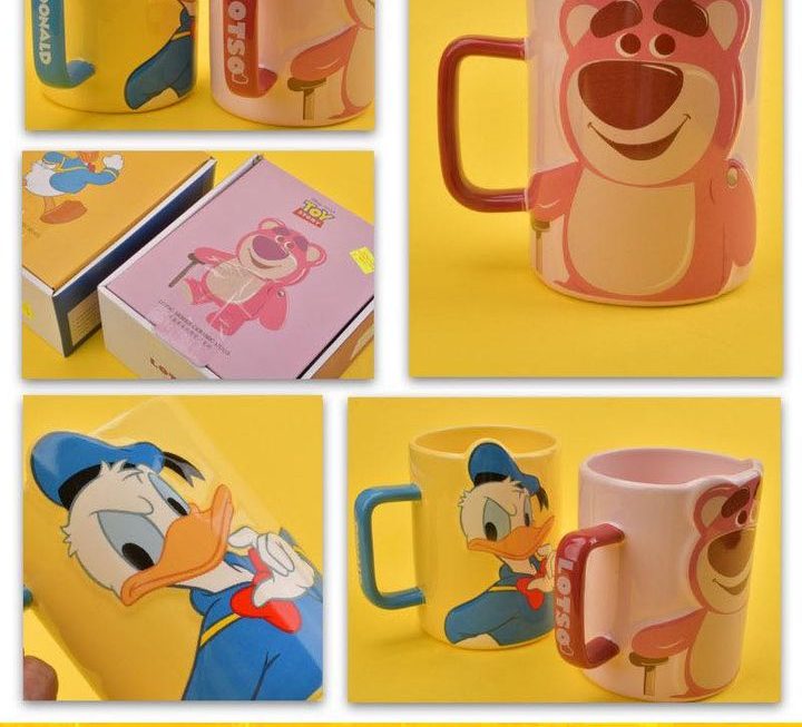Disney公仔造型水杯~$35/款